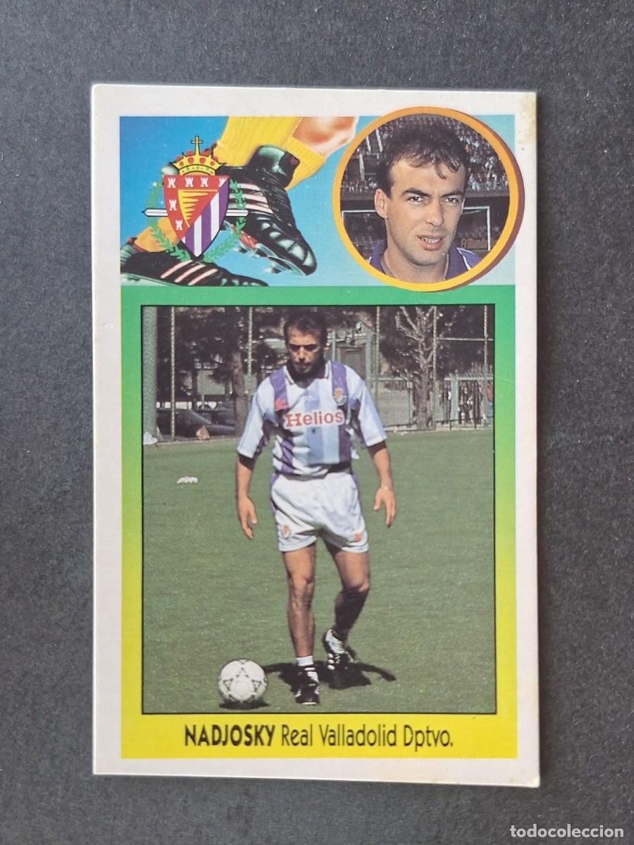 Cromos de f&uacute;tbol: L3 NADJOSKY REAL VALLADOLID LIGA ESTE 1993 1994 93 94 CARTON NUNCA PEGADO SIN PEGAR