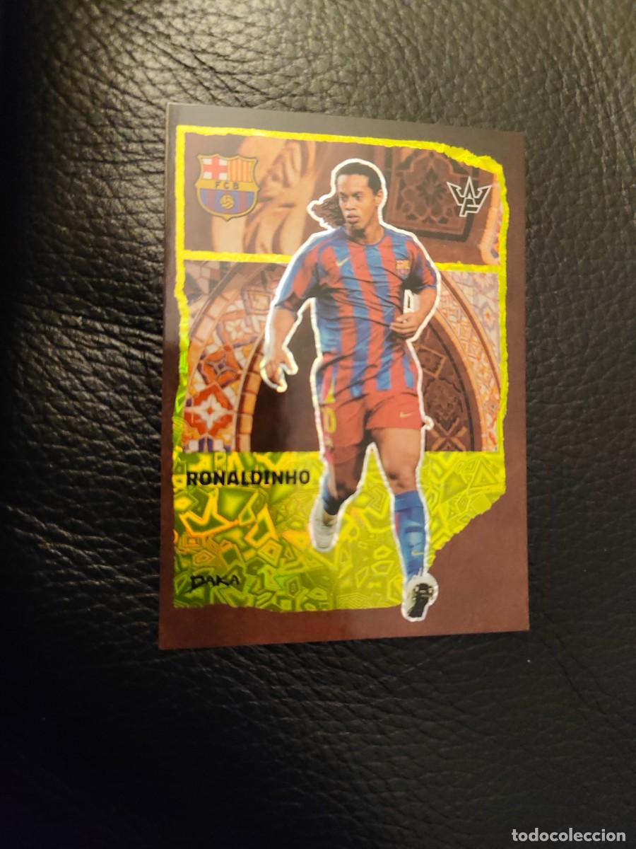 Cromos de f&uacute;tbol: ACB-23 DAKA FINAL WHISTLE 25 26 RONALDINHO BARCELONA ART CITY BAR&Ccedil;A 2025 2026 AAG