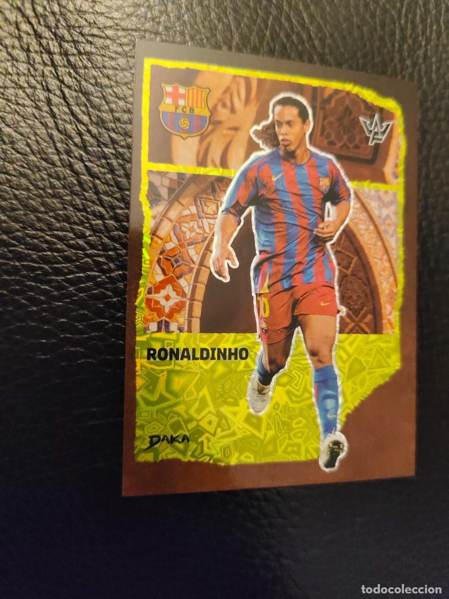 Fu&szlig;ball-Sticker: ACB-23 DAKA FINAL WHISTLE 25 26 RONALDINHO BARCELONA ART CITY BAR&Ccedil;A 2025 2026 AAG