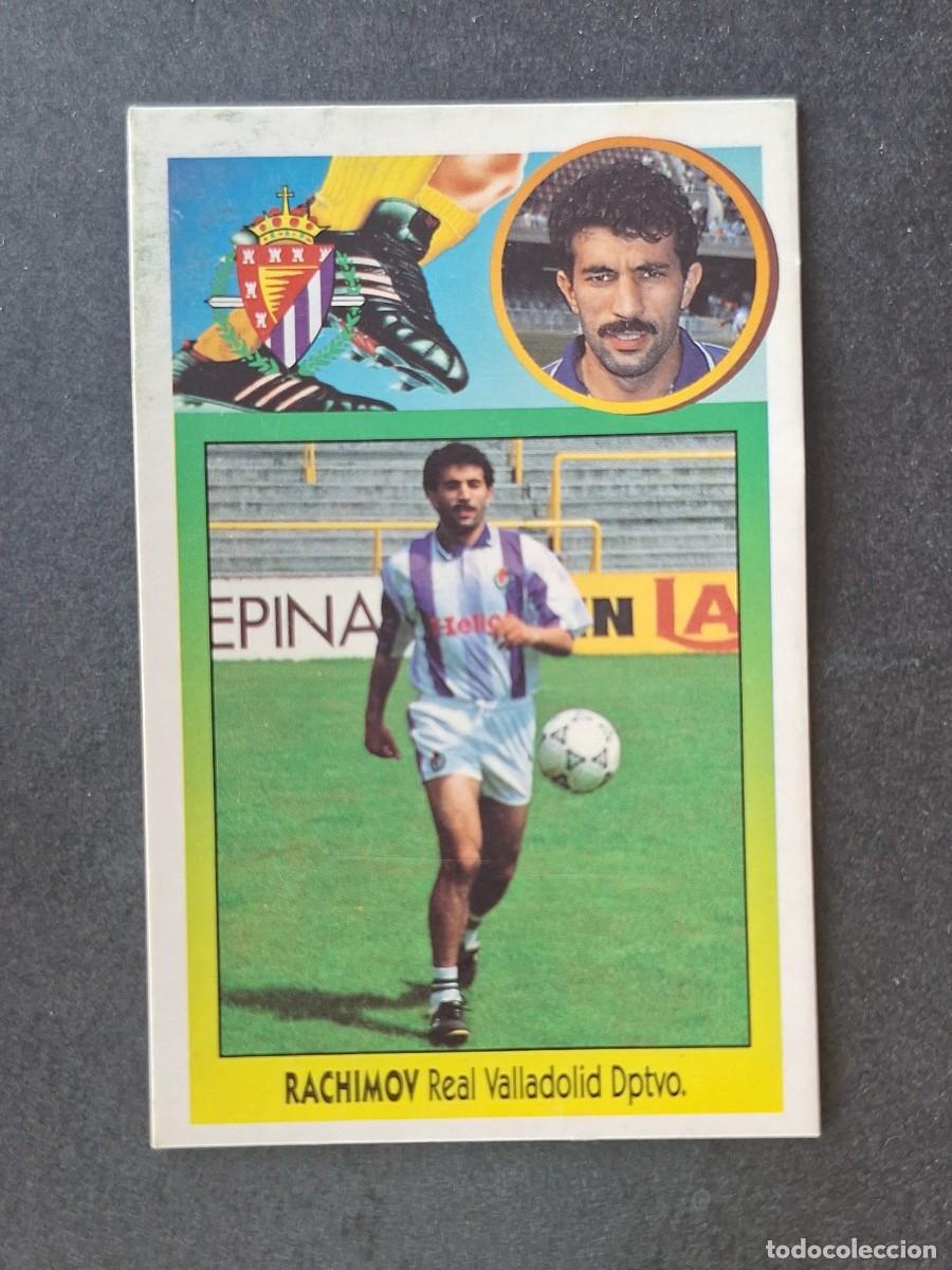 Cromos de f&uacute;tbol: L3 RACHIMOV REAL VALLADOLID LIGA ESTE 1993 1994 93 94 CARTON NUNCA PEGADO SIN PEGAR