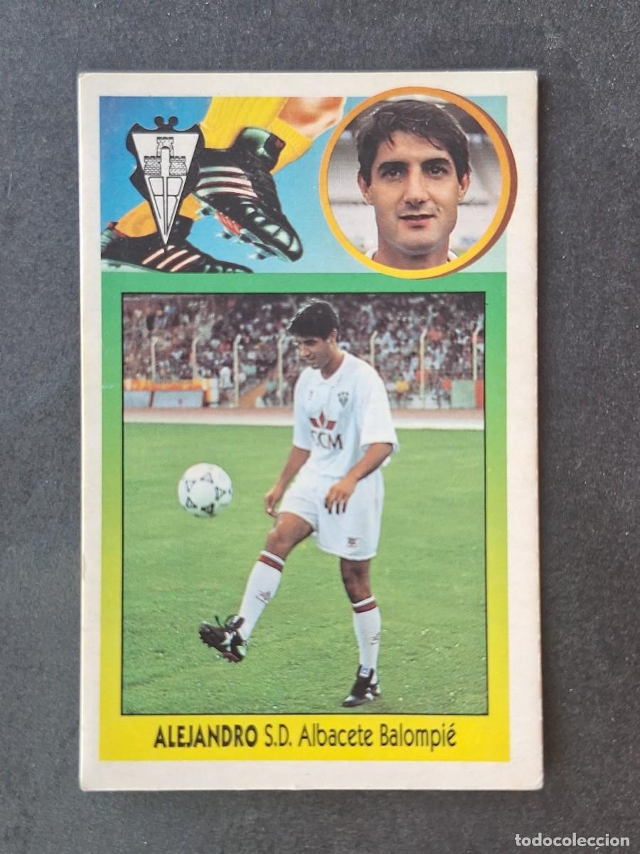 Cromos de f&uacute;tbol: L3 ALEJANDRO ALBACETE BALOMPIE COLOCA LIGA ESTE 1993 1994 93 94 CARTON NUNCA PEGADO SIN PEGAR
