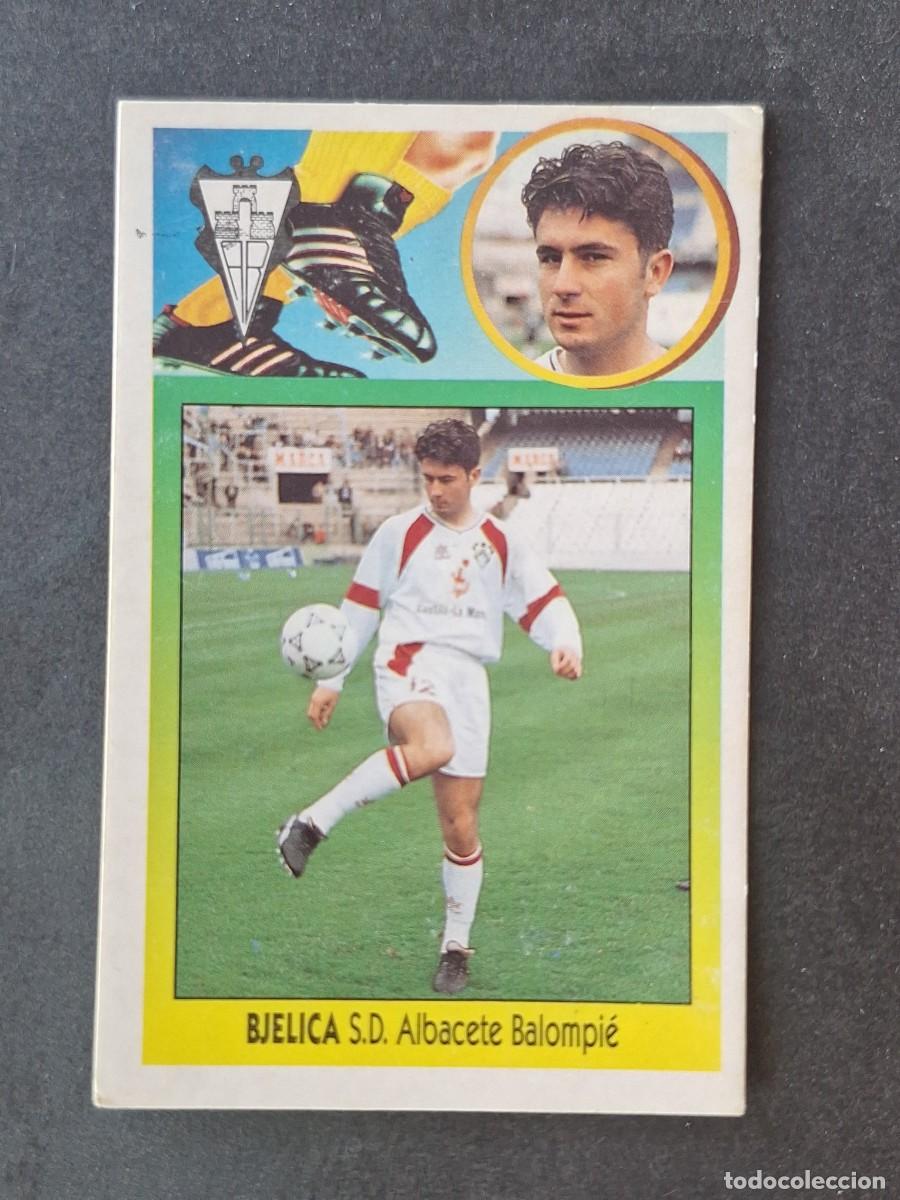 Cromos de f&uacute;tbol: L3 BJELICA ALBACETE BALOMPIE COLOCA LIGA ESTE 1993 1994 93 94 CARTON NUNCA PEGADO SIN PEGAR