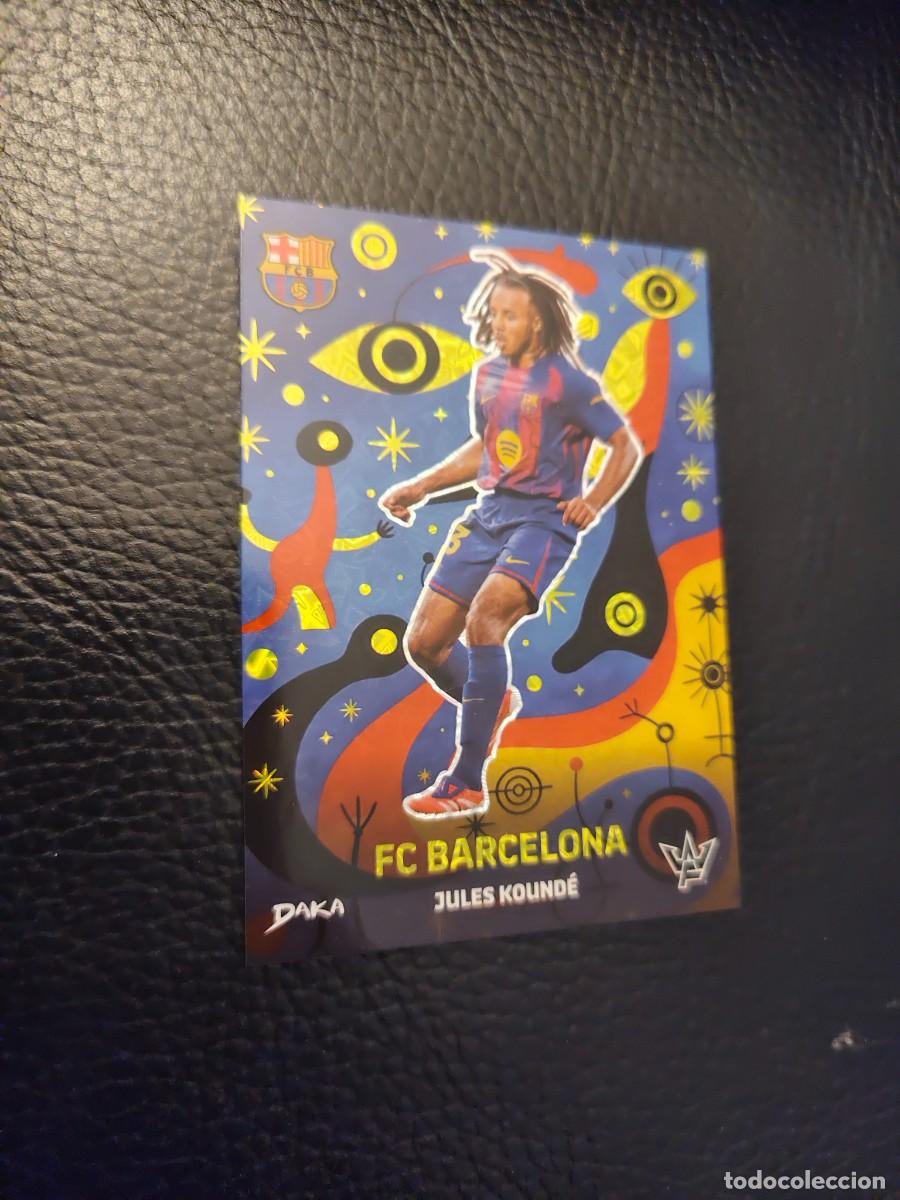 Cromos de f&uacute;tbol: BD-12 DAKA FINAL WHISTLE 25 26 JULES KOUND&Eacute; BARCELONA DREAMS PARALELA 2025 2026 AAG