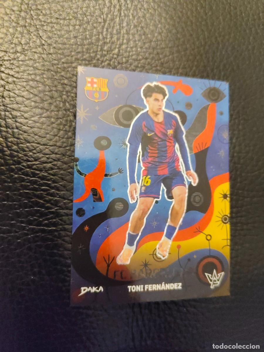 Cromos de f&uacute;tbol: BD-19 DAKA FINAL WHISTLE 25 26 TONI FERN&Aacute;NDEZ BARCELONA DREAMS PARALELA 2025 2026 AAG