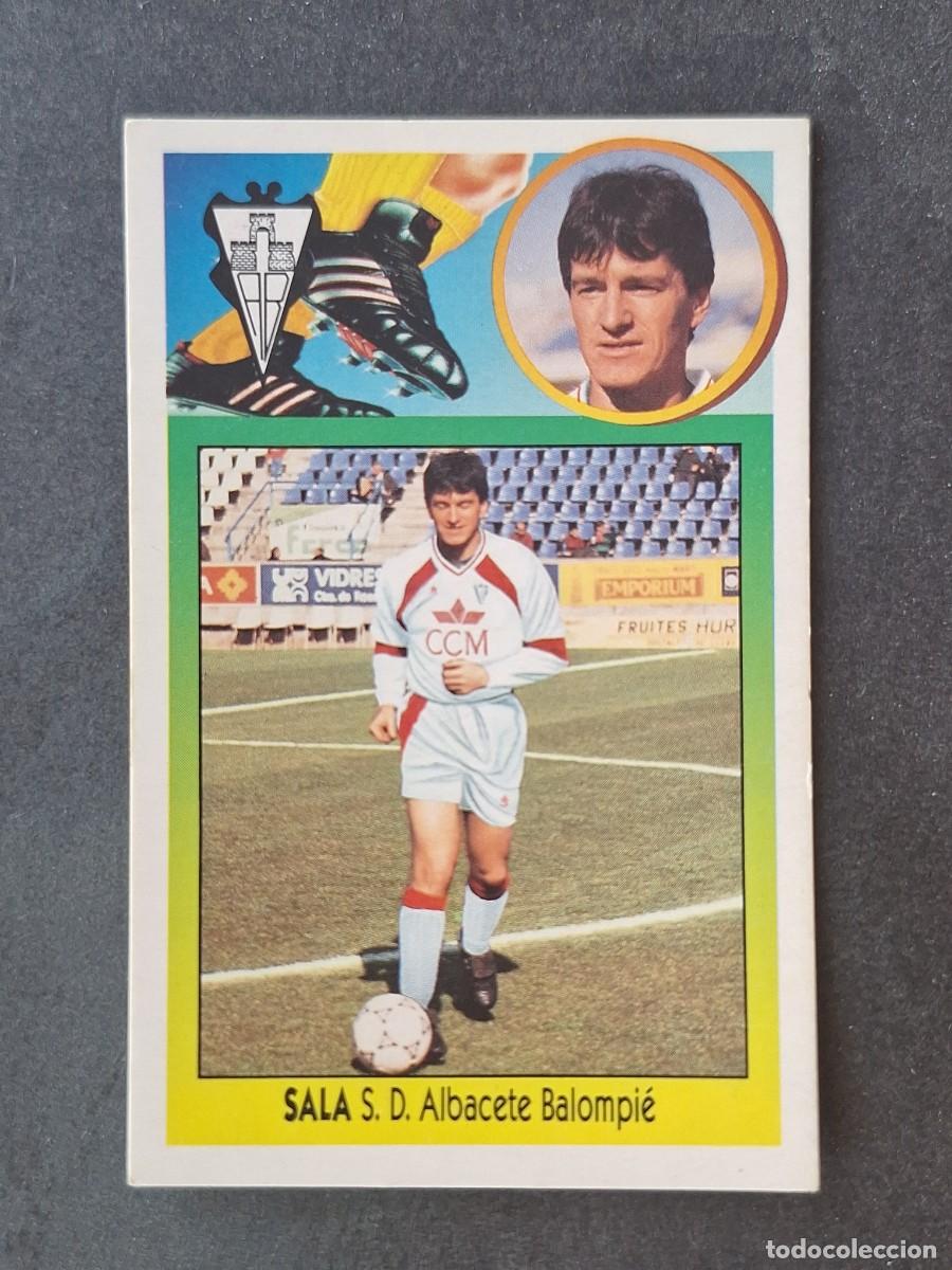 Cromos de f&uacute;tbol: L3 SALA CORREGIDO ALBACETE BALOMPIE COLOCA LIGA ESTE 1993 1994 93 94 CARTON NUNCA PEGADO SIN PEGAR