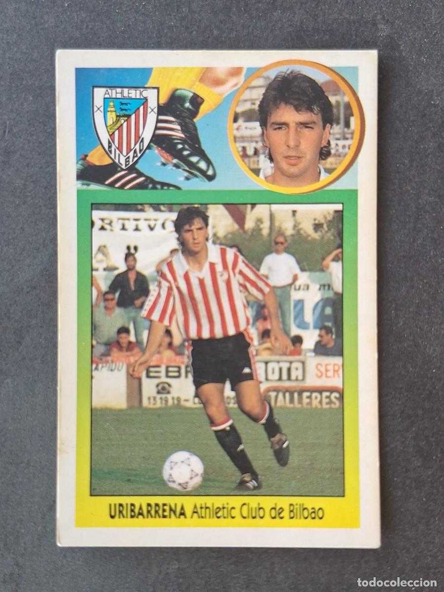 Fu&szlig;ball-Sticker: L3 URIBARRENA ATHLETIC CLUB DE BILBAO COLOCA LIGA ESTE 1993 1994 93 94 CARTON NUNCA PEGADO SIN PEGAR