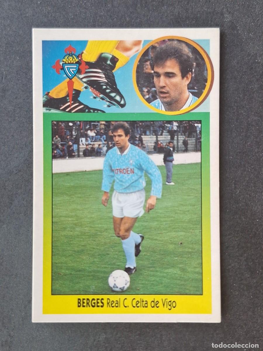 Fu&szlig;ball-Sticker: L3 BERGES CELTA DE VIGO COLOCA LIGA ESTE 1993 1994 93 94 CARTON NUNCA PEGADO SIN PEGAR