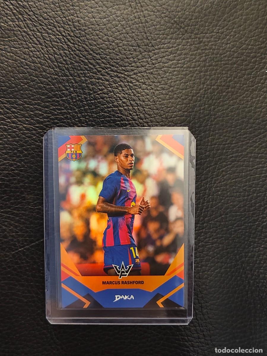 Cromos de f&uacute;tbol: 5-A DAKA FINAL WHISTLE 25 26 MARCUS RASHFORD BARCELONA NUMERADA 150 2025 2026 AAG