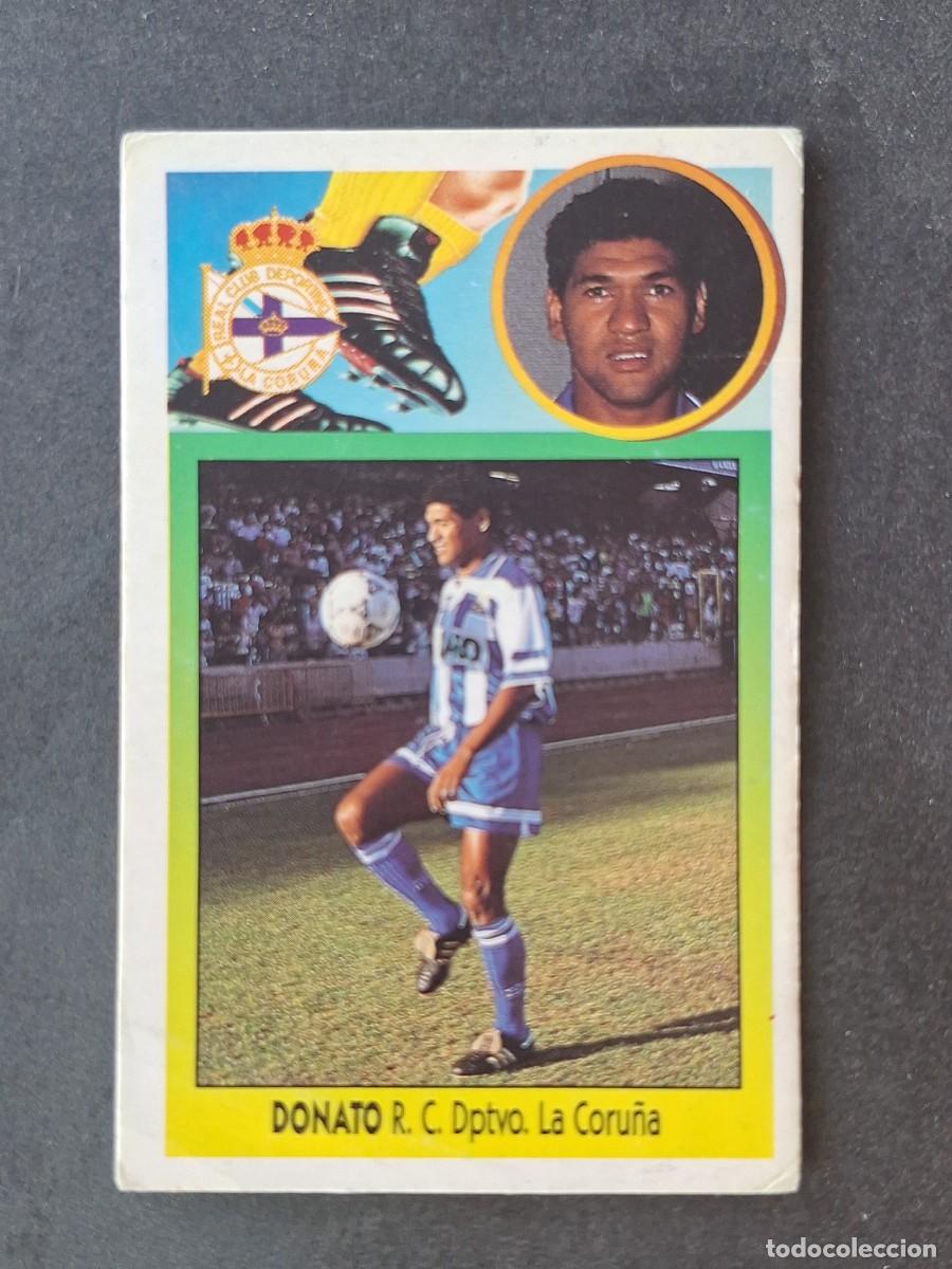 Cromos de f&uacute;tbol: L3 DONATO DEPORTIVO DE LA CORU&Ntilde;A LIGA ESTE 1993 1994 93 94 CARTON NUNCA PEGADO SIN PEGAR