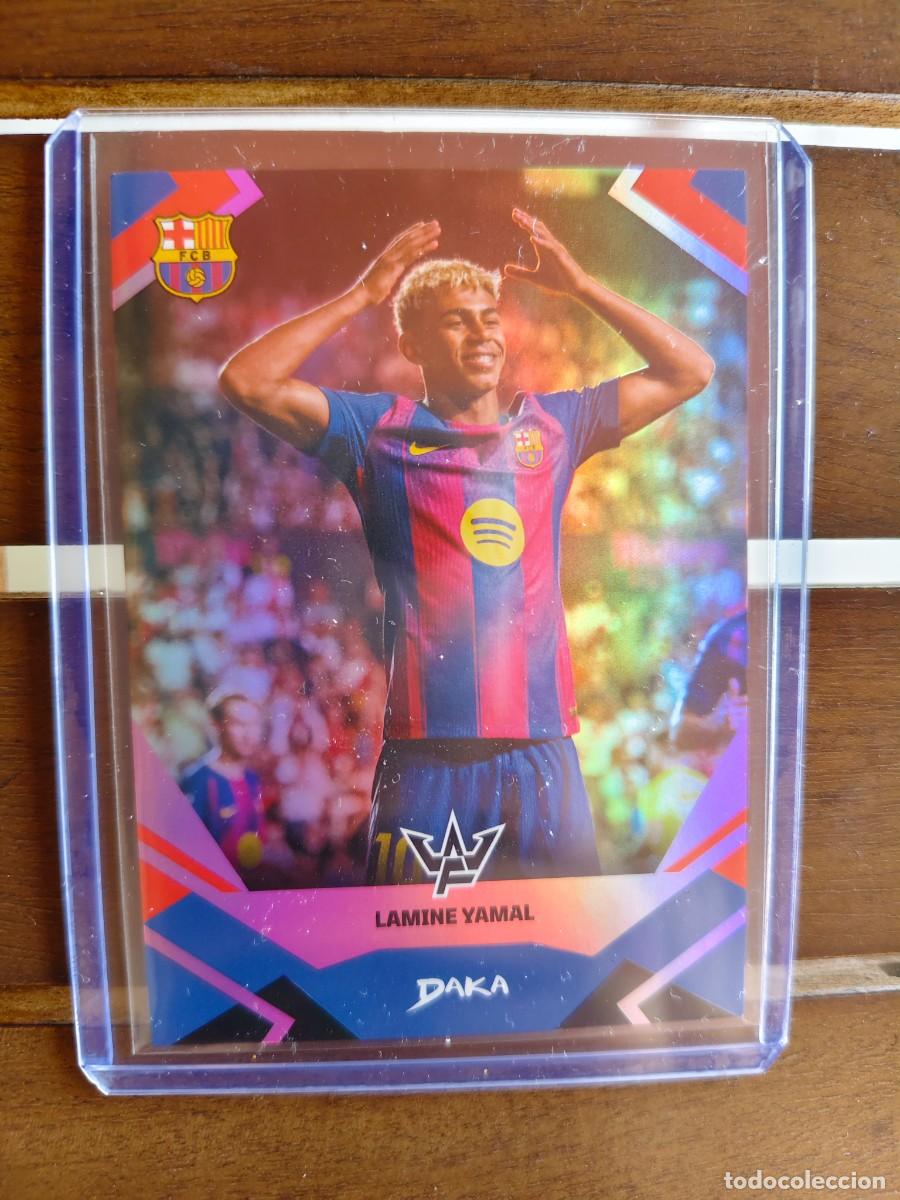Cromos de f&uacute;tbol: 1-A DAKA FINAL WHISTLE 25 26 LAMINE YAMAL BARCELONA NUMERADA / 75 2025 2026 AAG
