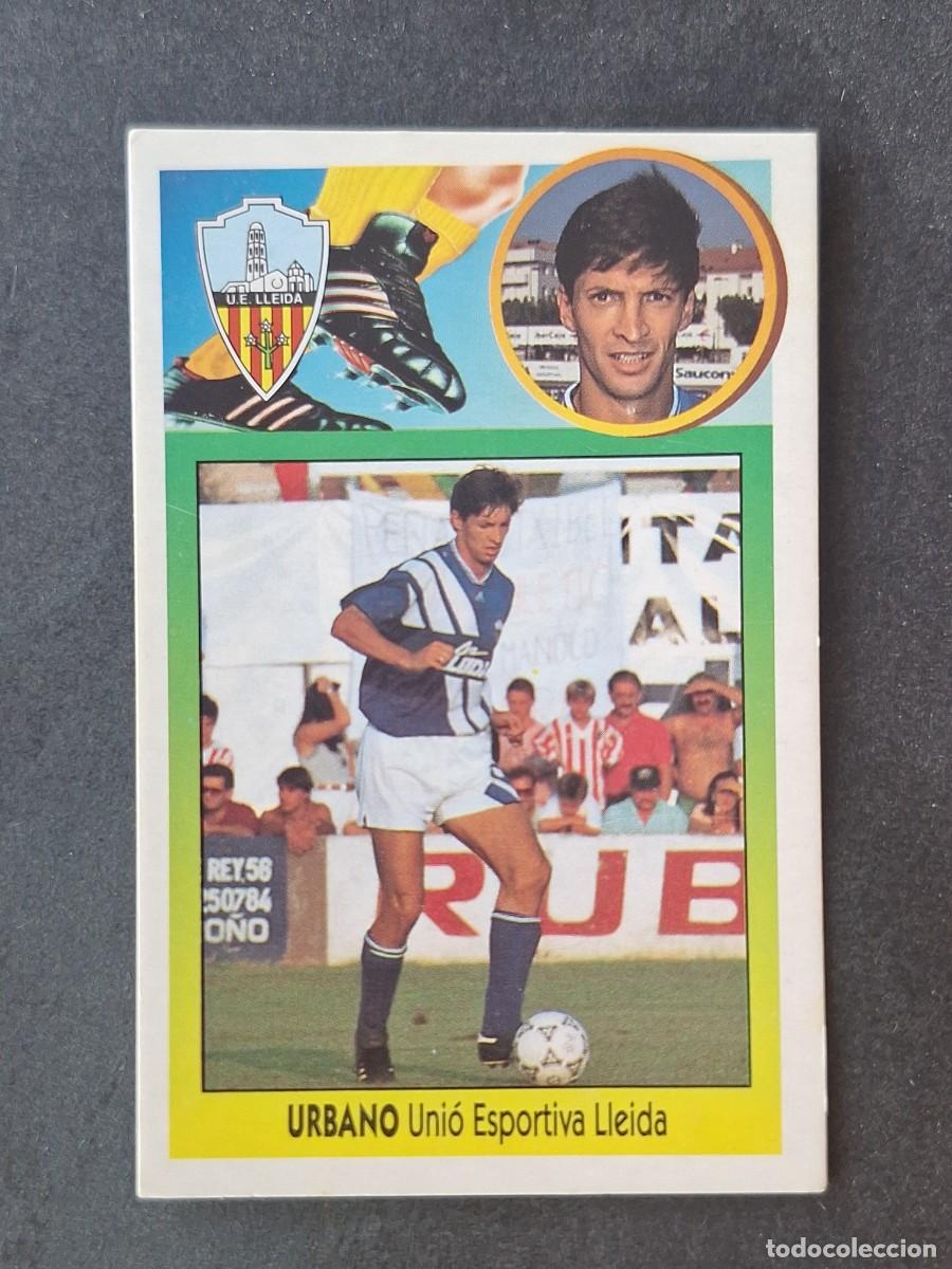 Cartes &agrave; collectionner de Football: L3 URBANO U. E. LLEIDA LIGA ESTE 1993 1994 93 94 CARTON NUNCA PEGADO SIN PEGAR