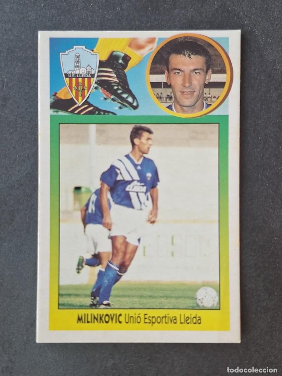 Football Stickers: L3 MILINKOVIC U. E. LLEIDA LIGA ESTE 1993 1994 93 94 CARTON NUNCA PEGADO SIN PEGAR