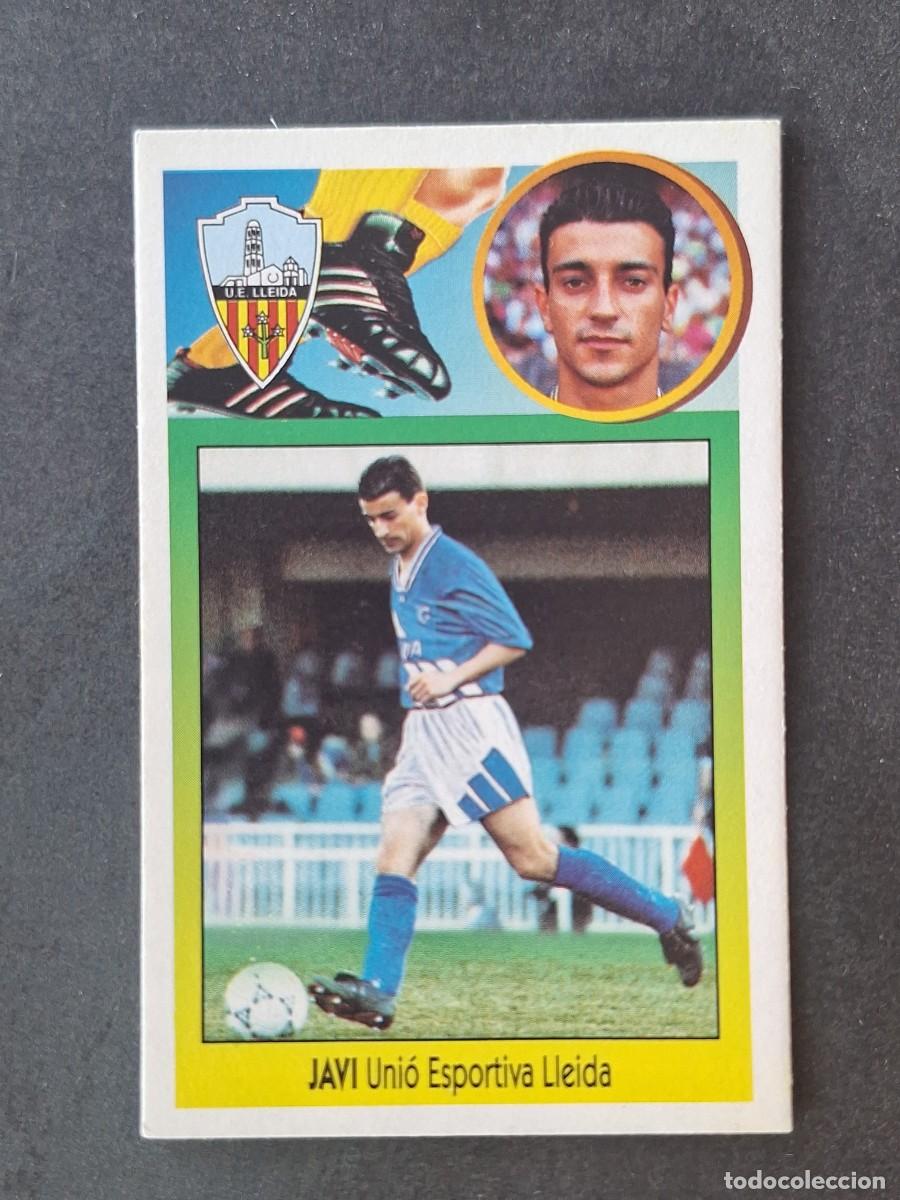Cromos de f&uacute;tbol: L3 JAVI U. E. LLEIDA LIGA ESTE 1993 1994 93 94 CARTON NUNCA PEGADO SIN PEGAR