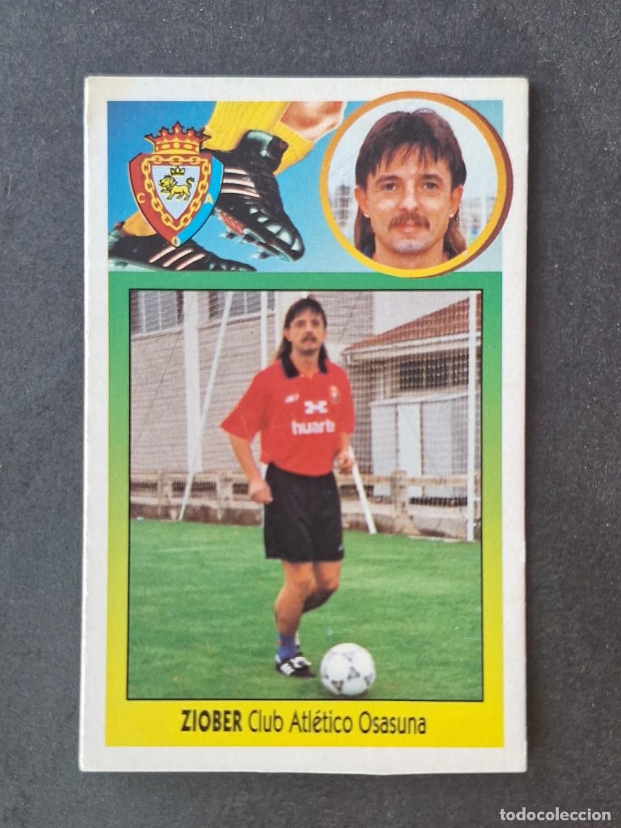 Cromos de f&uacute;tbol: L3 ZIOBER C. A. OSASUNA LIGA ESTE 1993 1994 93 94 CARTON NUNCA PEGADO SIN PEGAR