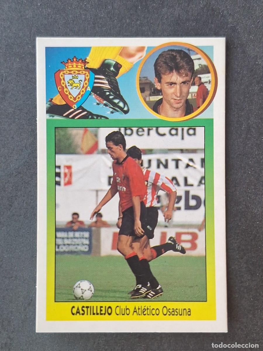 Cromos de f&uacute;tbol: L3 CASTILLEJO C. A. OSASUNA LIGA ESTE 1993 1994 93 94 CARTON NUNCA PEGADO SIN PEGAR