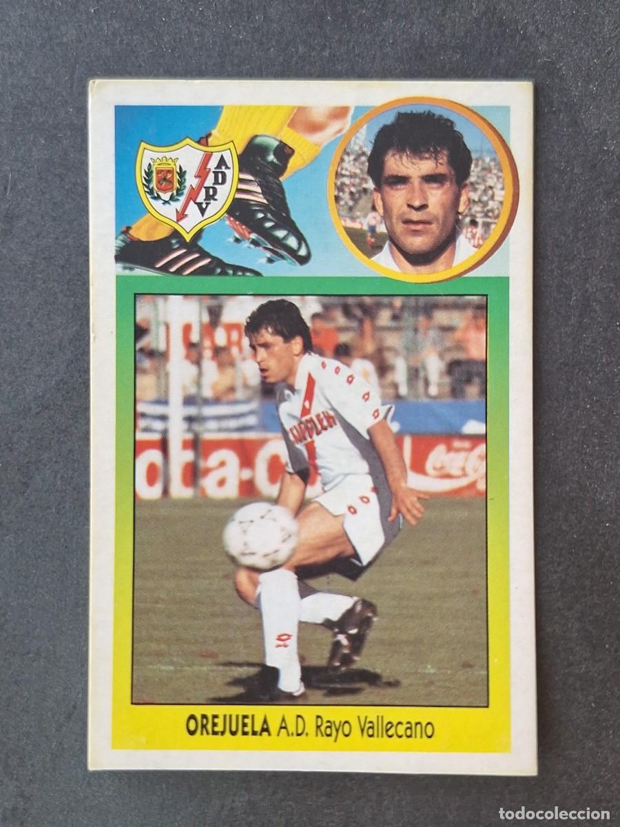 Cromos de f&uacute;tbol: L3 OREJUELA RAYO VALLECANO LIGA ESTE 1993 1994 93 94 CARTON NUNCA PEGADO SIN PEGAR