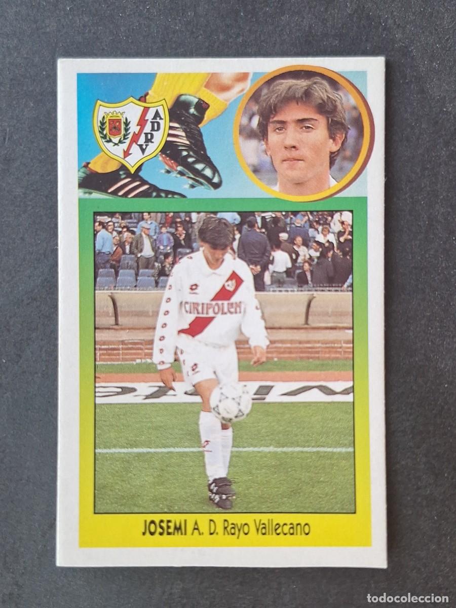 Cromos de f&uacute;tbol: L3 JOSEMI RAYO VALLECANO LIGA ESTE 1993 1994 93 94 CARTON NUNCA PEGADO SIN PEGAR