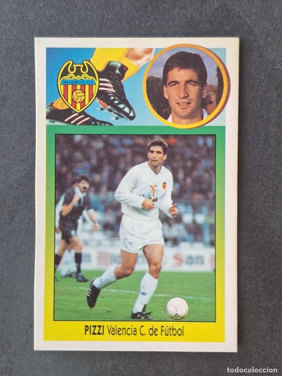 Cromos de f&uacute;tbol: L3 PIZZI VALENCIA C. F. COLOCA LIGA ESTE 1993 1994 93 94 CARTON NUNCA PEGADO SIN PEGAR