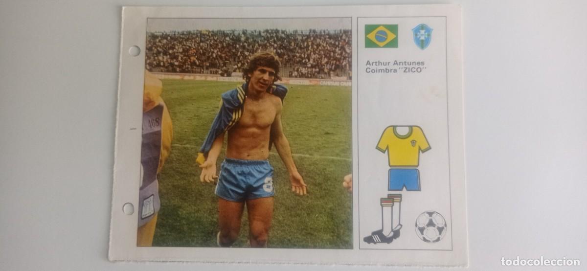 Cromos de f&uacute;tbol: 5 CROMOS-FICHAS &rdquo; Las estrelllas del mundial 82 - Editorial Bruguera.