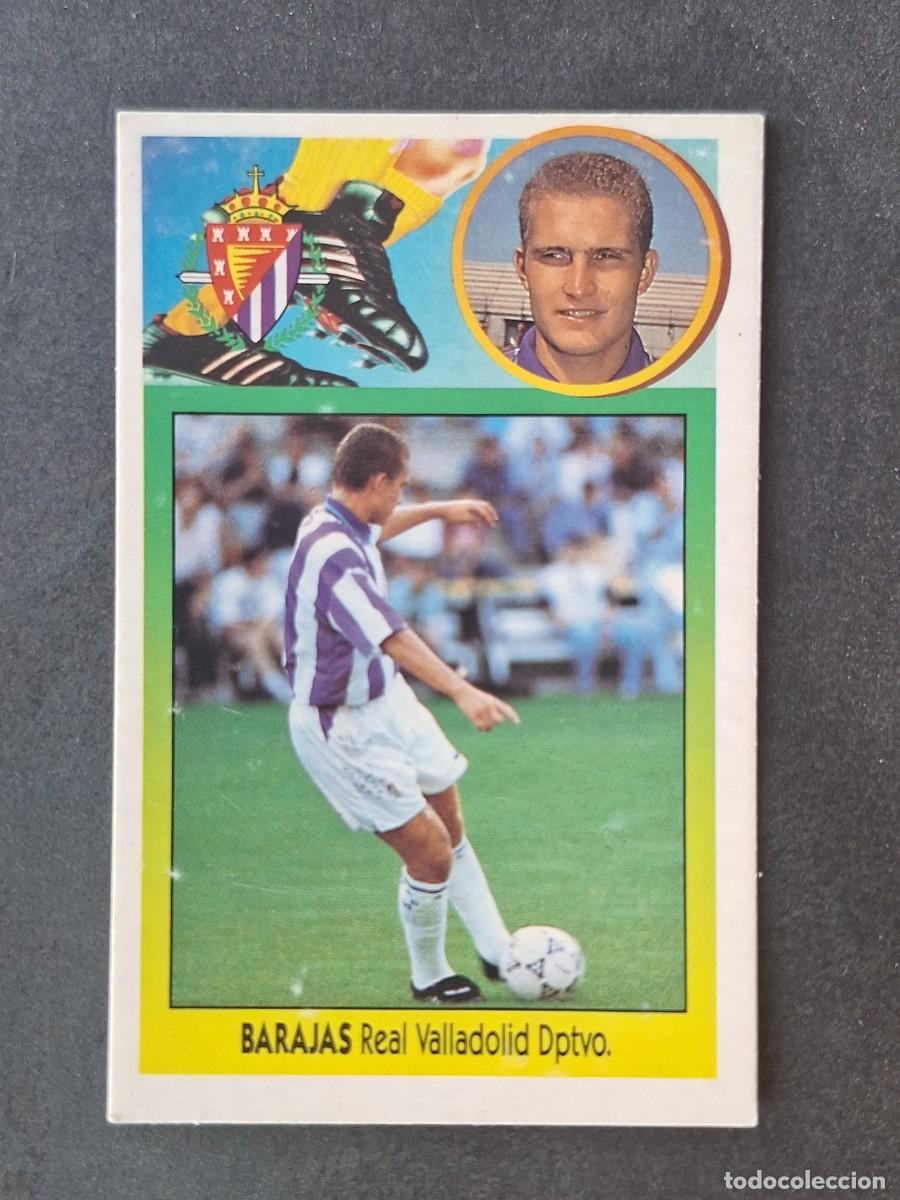 Cromos de f&uacute;tbol: L3 BARAJAS REAL VALLADOLID COLOCA LIGA ESTE 1993 1994 93 94 CARTON NUNCA PEGADO SIN PEGAR