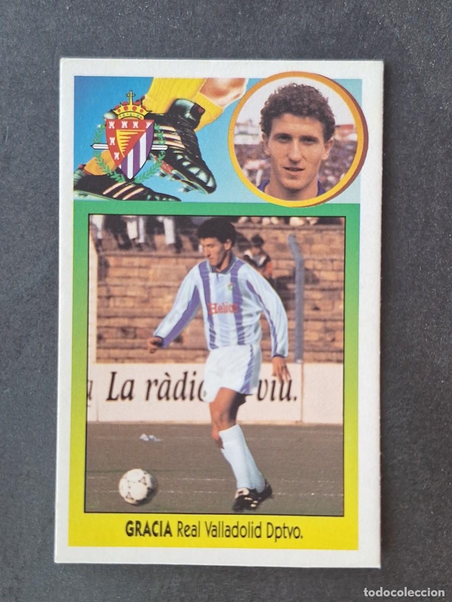 Cromos de f&uacute;tbol: L3 GRACIA REAL VALLADOLID COLOCA LIGA ESTE 1993 1994 93 94 CARTON NUNCA PEGADO SIN PEGAR
