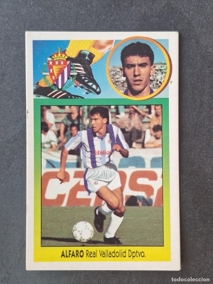 Cromos de f&uacute;tbol: L3 ALFARO REAL VALLADOLID COLOCA LIGA ESTE 1993 1994 93 94 CARTON NUNCA PEGADO SIN PEGAR