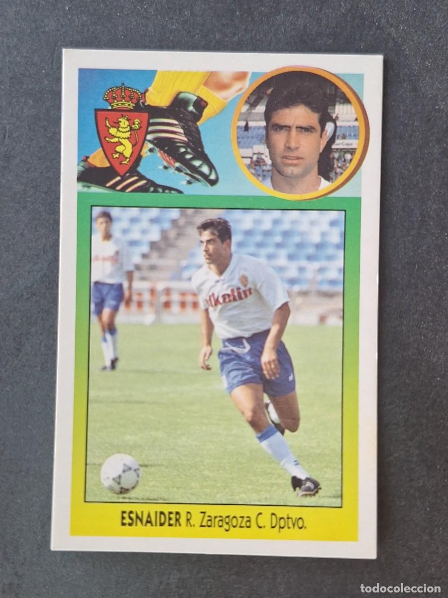 Cromos de f&uacute;tbol: L3 ESNAIDER REAL ZARAGOZA COLOCA LIGA ESTE 1993 1994 93 94 CARTON NUNCA PEGADO SIN PEGAR