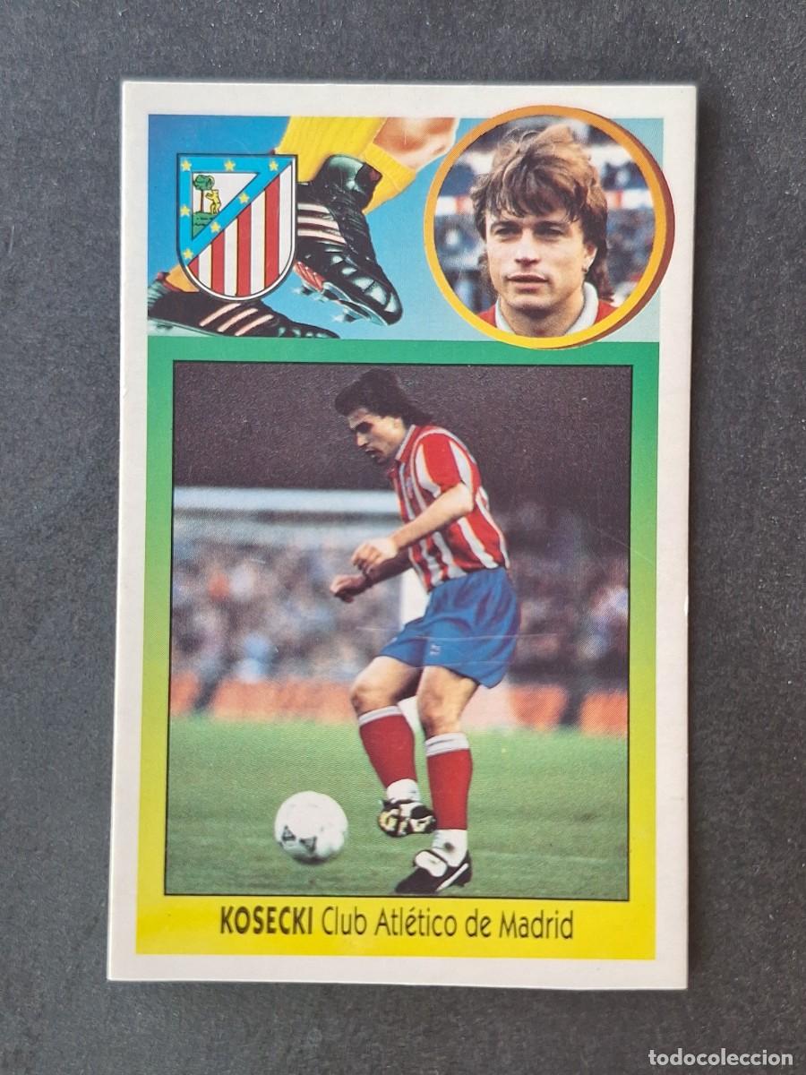 Cromos de f&uacute;tbol: L3 KOSECKI ATLETICO DE MADRID FICHAJE 4 LIGA ESTE 1993 1994 93 94 CARTON NUNCA PEGADO SIN PEGAR