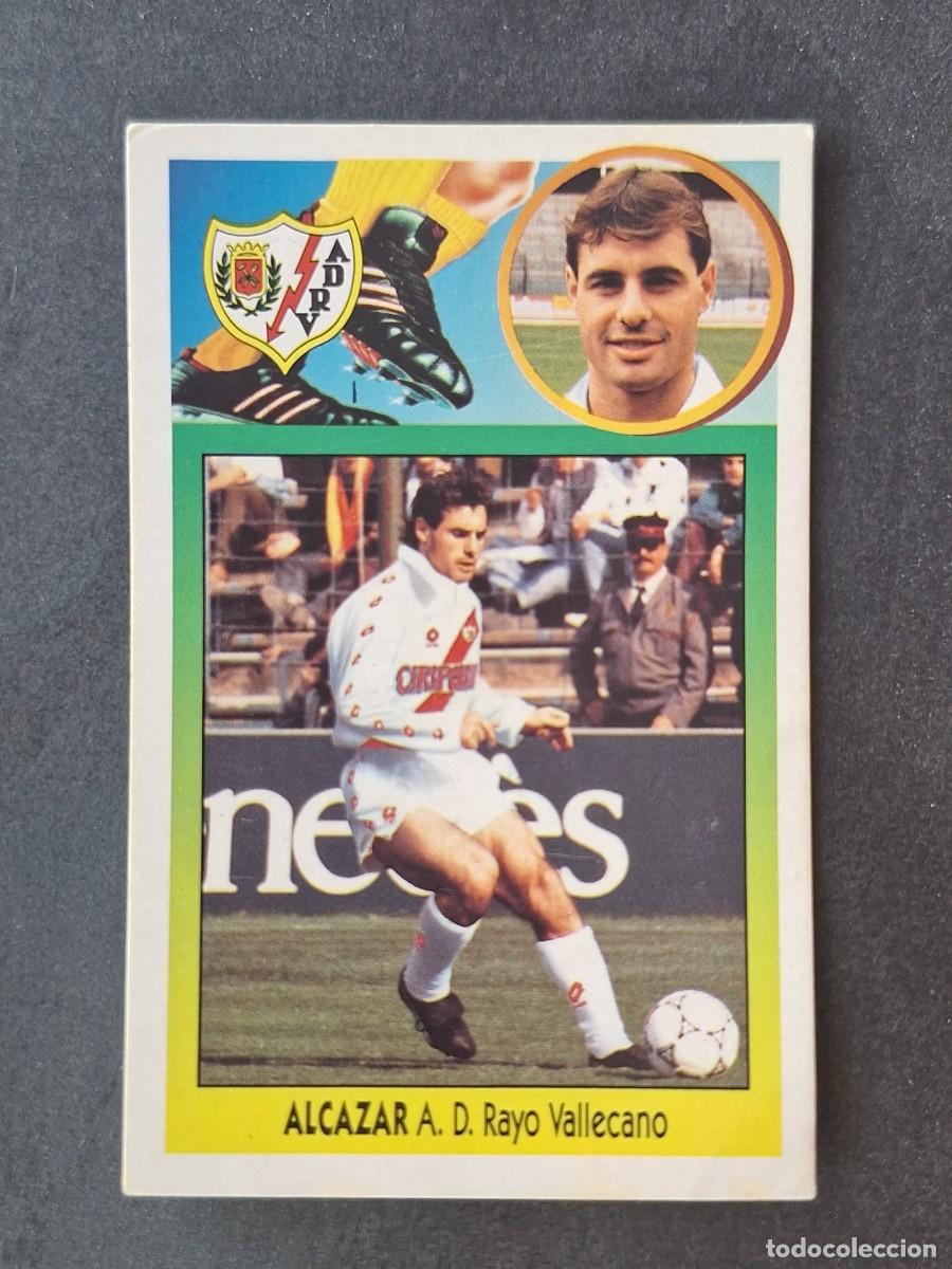 Cromos de f&uacute;tbol: L3 ALCAZAR RAYO VALLECANO FICHAJE 5 LIGA ESTE 1993 1994 93 94 CARTON NUNCA PEGADO SIN PEGAR