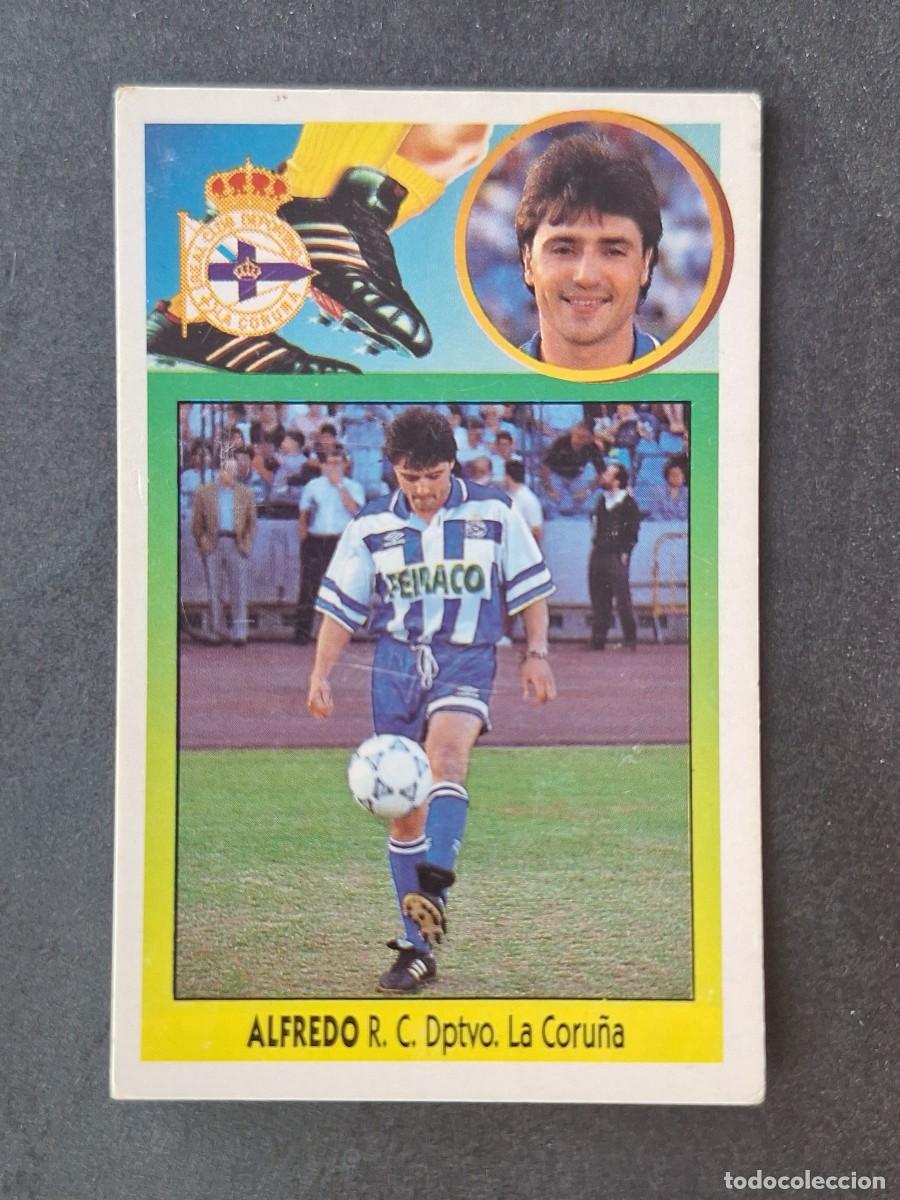Cromos de f&uacute;tbol: L3 ALFREDO DEPORTIVO DE LA CORU&Ntilde;A FICHAJE 11 LIGA ESTE 1993 1994 93 94 CARTON NUNCA PEGADO SIN PEGAR