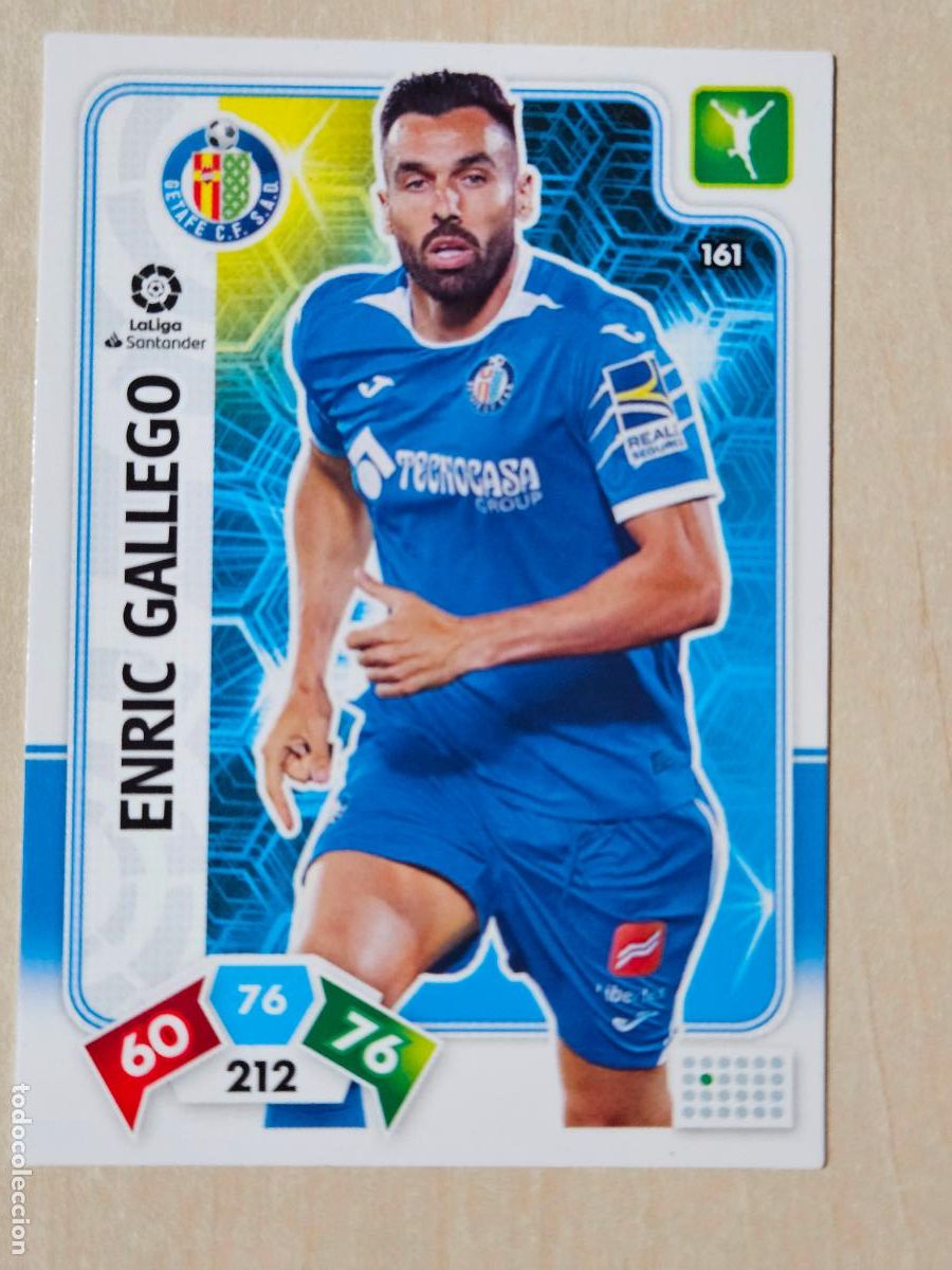 Cromos de f&uacute;tbol: FICHA N&ordm; 161 ENRIC GALLEGO - ADRENALYN 19 20 - PANINI 2019 - 20 - CROMO - GETAFE