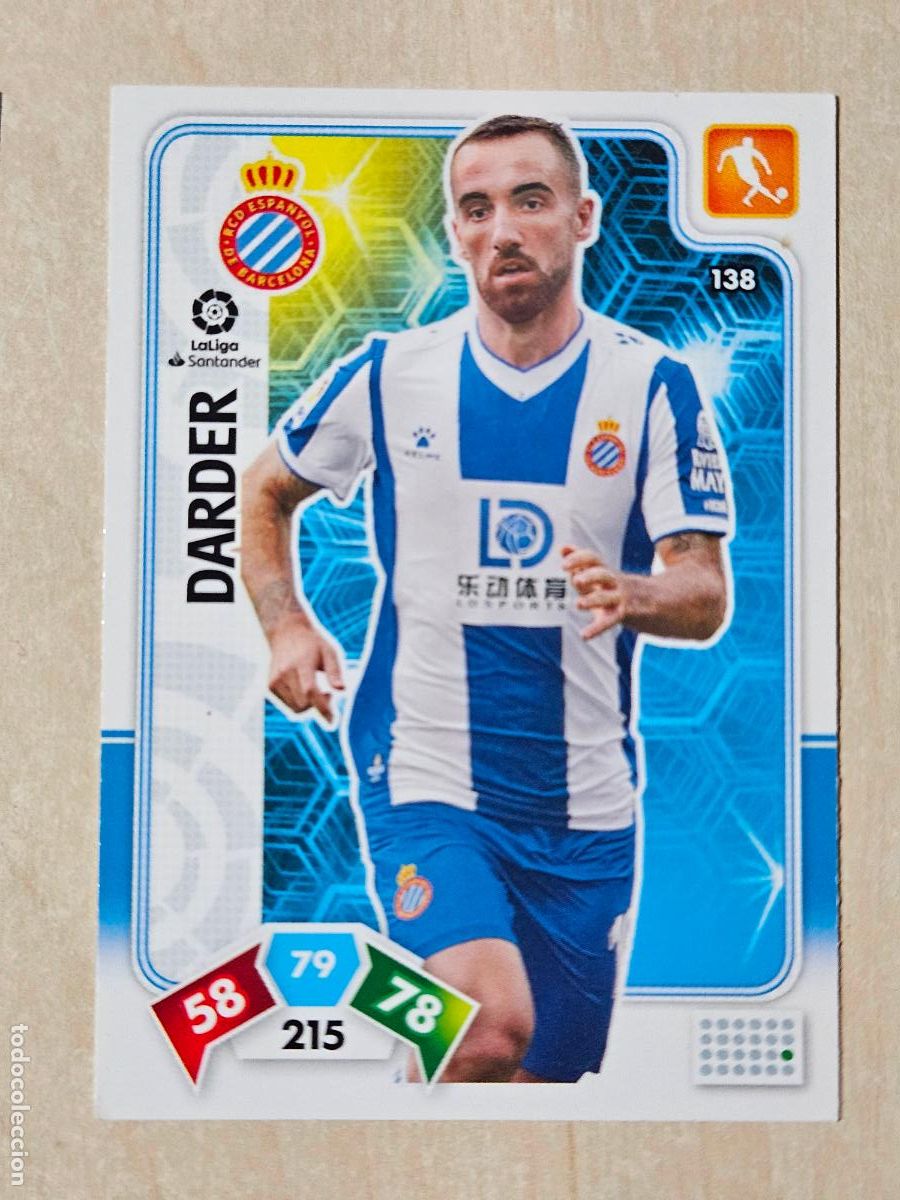 Cromos de f&uacute;tbol: FICHA N&ordm; 138 DARDER - ADRENALYN 19 20 - PANINI 2019 - 20 - CROMO - ESPANYOL