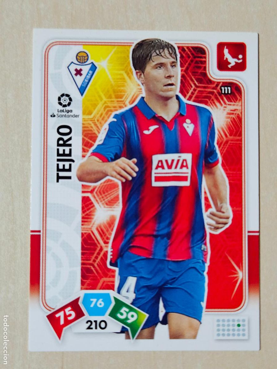 Cromos de f&uacute;tbol: FICHA N&ordm; 111 TEJERO - ADRENALYN 19 20 - PANINI 2019 - 20 - CROMO - EIBAR