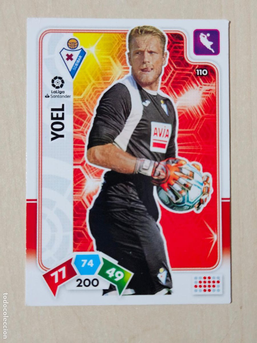 Cromos de f&uacute;tbol: FICHA N&ordm; 110 YOEL - ADRENALYN 19 20 - PANINI 2019 - 20 - CROMO - EIBAR