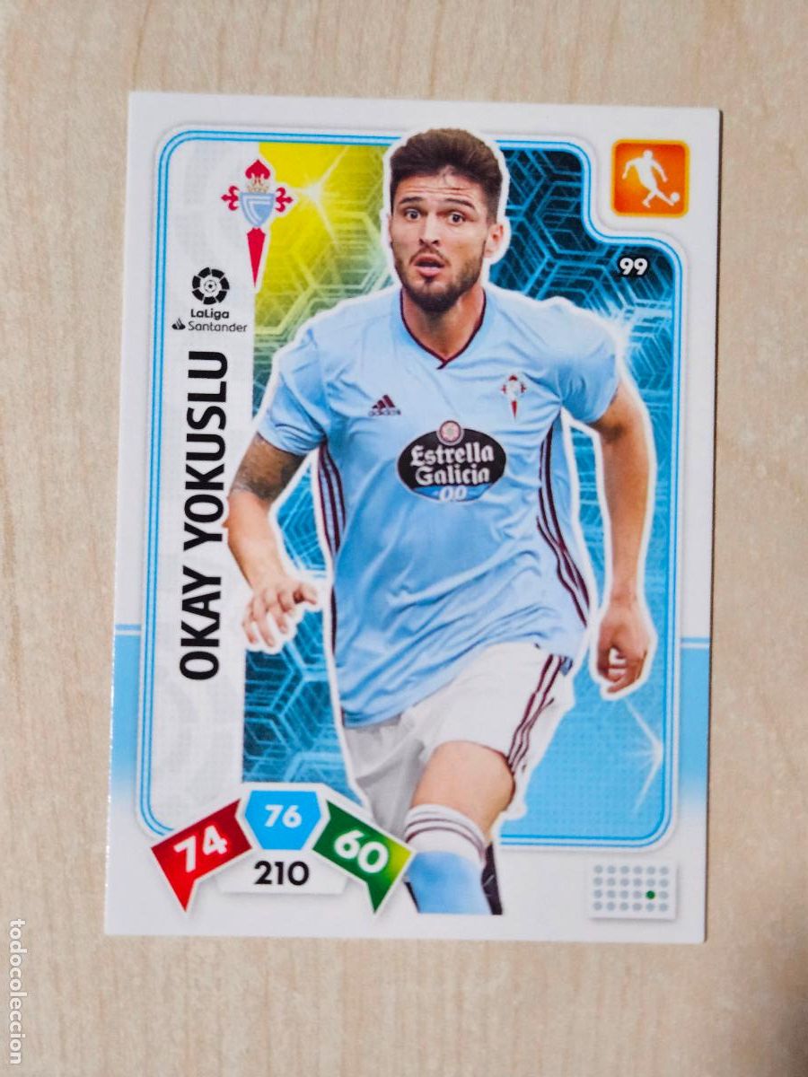 Cromos de f&uacute;tbol: FICHA N&ordm; 99 OKAY YOKUSLU - ADRENALYN 19 20 - PANINI 2019 - 20 - CROMO - REAL CELTA