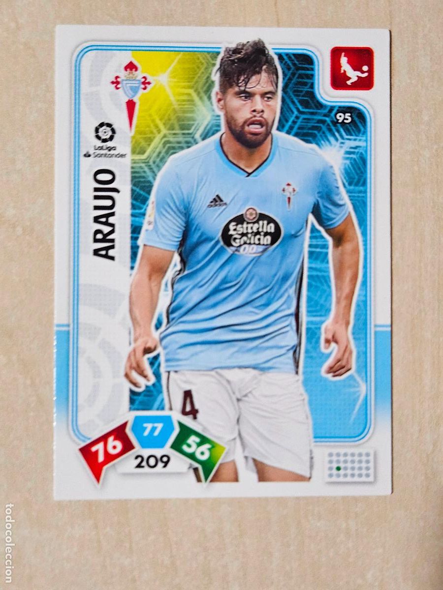 Cromos de f&uacute;tbol: FICHA N&ordm; 95 ARAUJO - ADRENALYN 19 20 - PANINI 2019 - 20 - CROMO - REAL CELTA