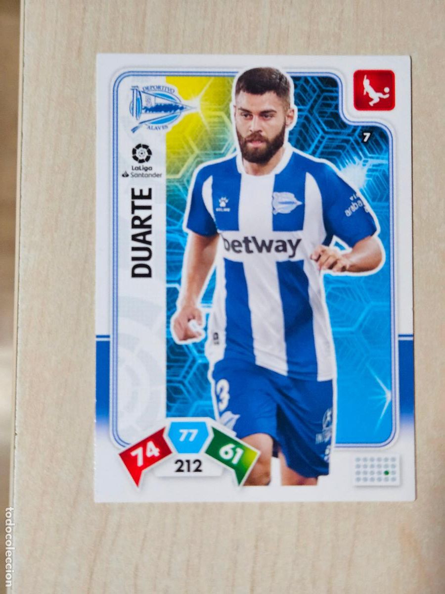 Cromos de f&uacute;tbol: FICHA N&ordm; 7 DUARTE - ADRENALYN 19 20 - PANINI 2019 - 20 - CROMO - ALAVES
