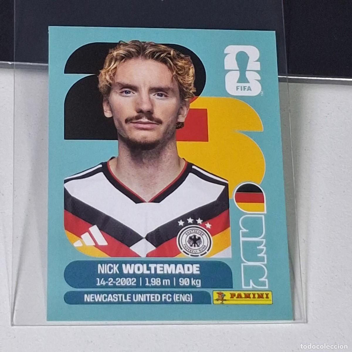 Cromos de f&uacute;tbol: B18 GER20 NICK WOLTEMADE 20 ALEMANIA GERMANY GER MUNDIAL FIFA WORLD CUP 2026 STICKER PANINI