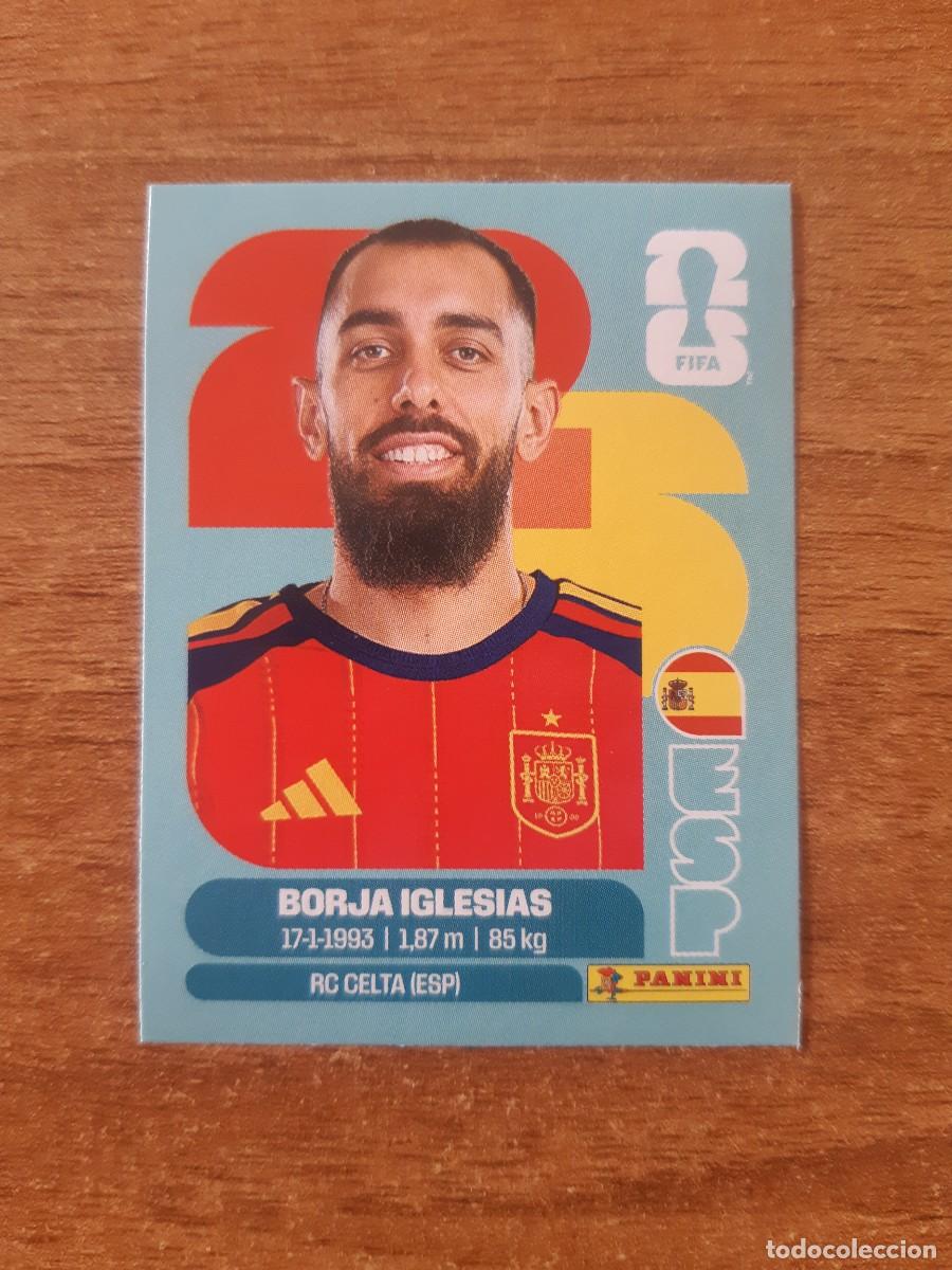 Fu&szlig;ball-Sticker: ESP J6 BORJA IGLESIAS ESPA&Ntilde;A ACTUALIZACI&Oacute;N JUG&Oacute;N MUNDIAL 2026 PANINI. NUEVO SIN PEGAR