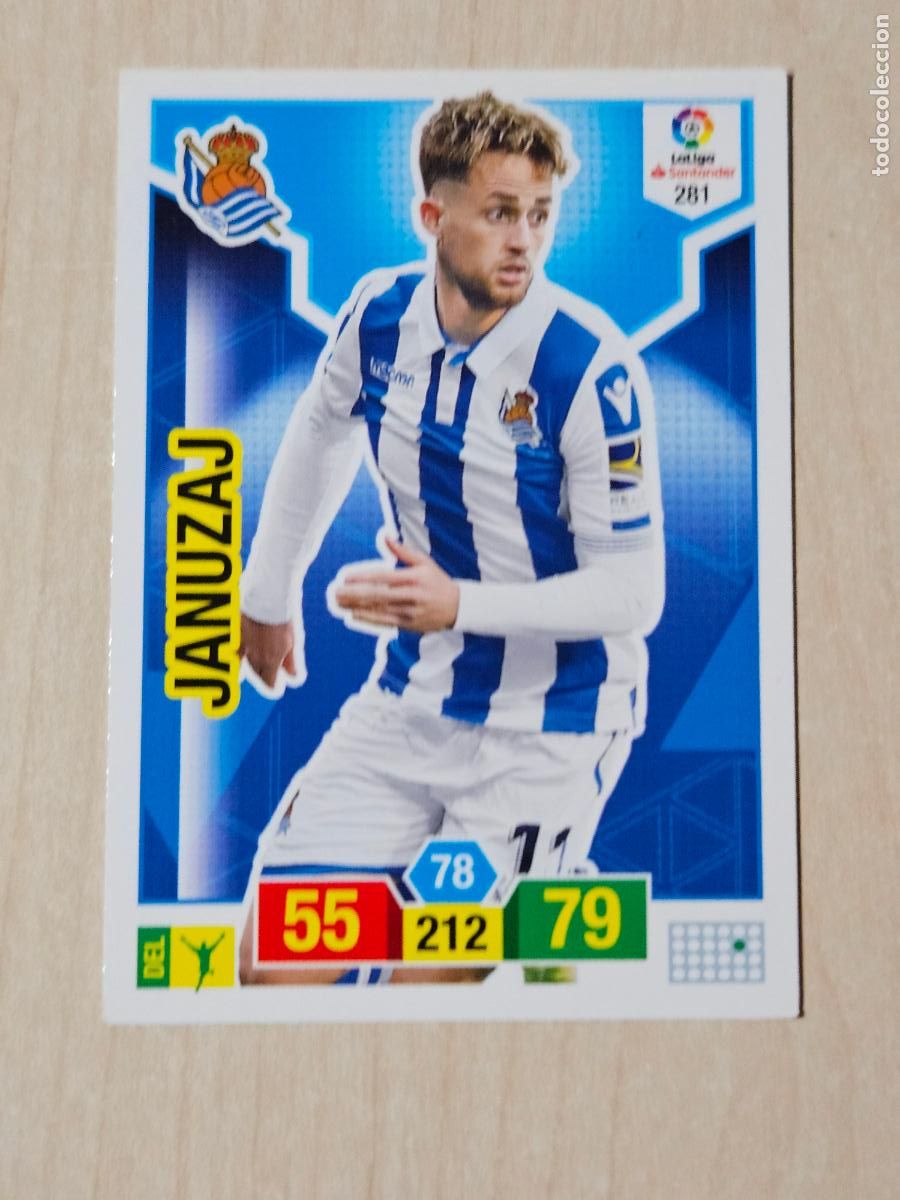 Cromos de f&uacute;tbol: FICHA N&ordm; 281 JANUZAJ - ADRENALYN 18 19 - PANINI 2018 - 19 - CROMO - REAL SOCIEDAD