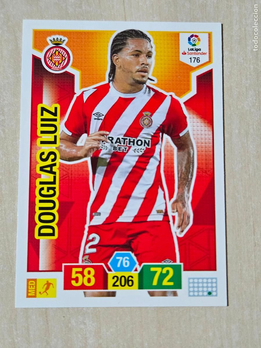 Cromos de f&uacute;tbol: FICHA N&ordm; 1776 DOUGLAS LUIZ - ADRENALYN 18 19 - PANINI 2018 - 19 - CROMO - GIRONA