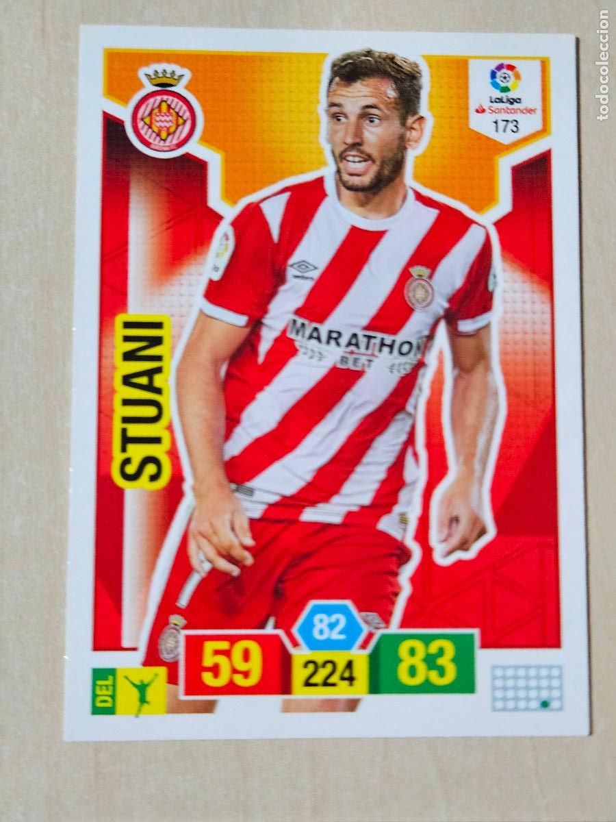 Cromos de f&uacute;tbol: FICHA N&ordm; 173 STUANI - ADRENALYN 18 19 - PANINI 2018 - 19 - CROMO - GIRONA