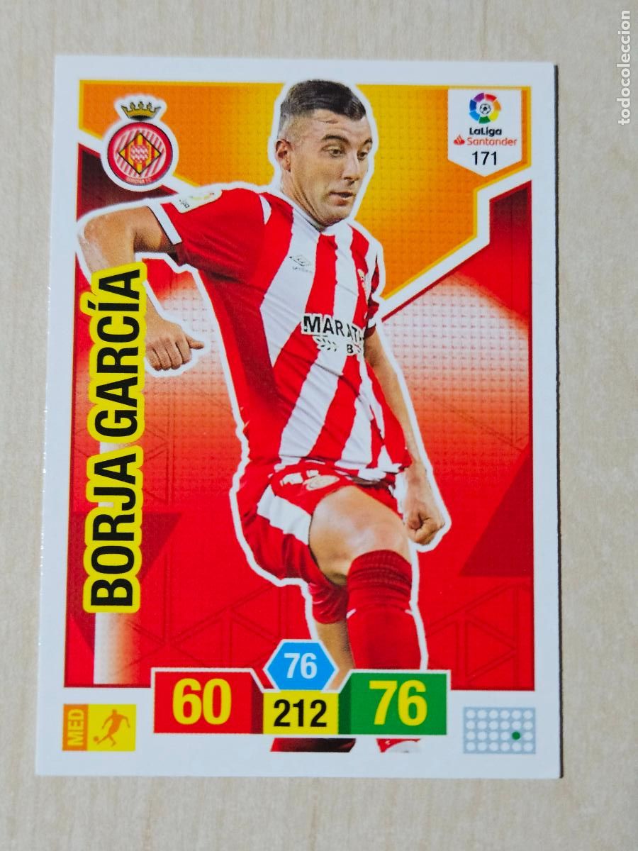 Cromos de f&uacute;tbol: FICHA N&ordm; 171 BORJA GARCIA - ADRENALYN 18 19 - PANINI 2018 - 19 - CROMO - GIRONA