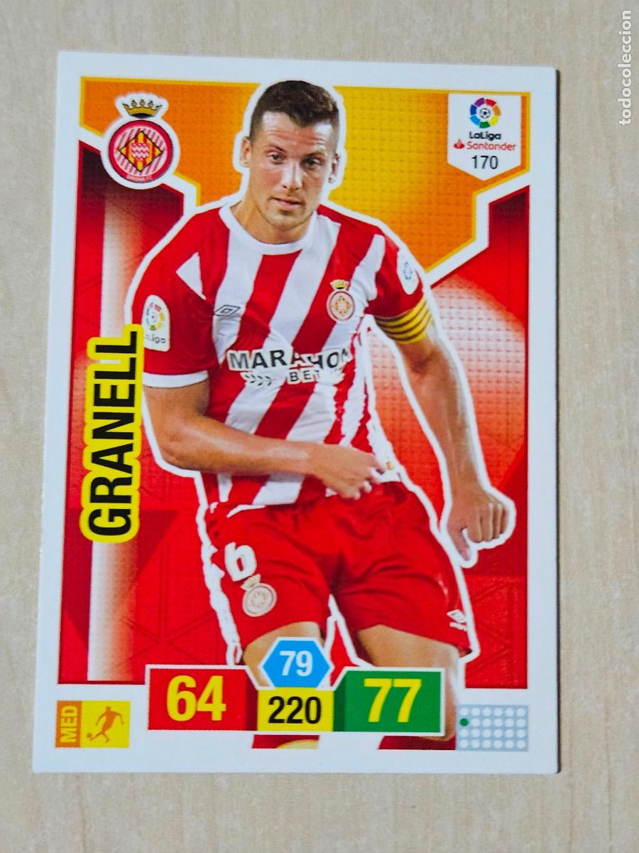 Cromos de f&uacute;tbol: FICHA N&ordm; 170 GRANELL - ADRENALYN 18 19 - PANINI 2018 - 19 - CROMO - GIRONA