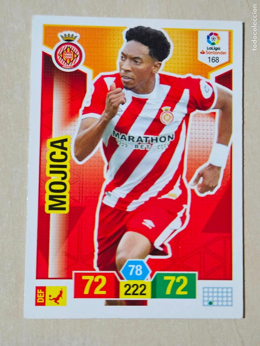 Cromos de f&uacute;tbol: FICHA N&ordm; 168 MOJICA - ADRENALYN 18 19 - PANINI 2018 - 19 - CROMO - GIRONA