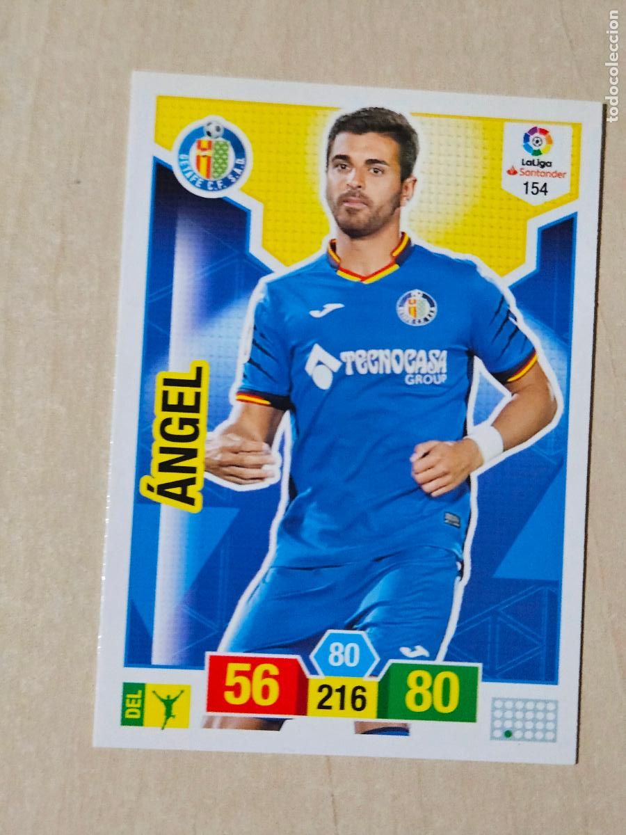Cromos de f&uacute;tbol: FICHA N&ordm; 154 ANGEL - ADRENALYN 18 19 - PANINI 2018 - 19 - CROMO - GETAFE