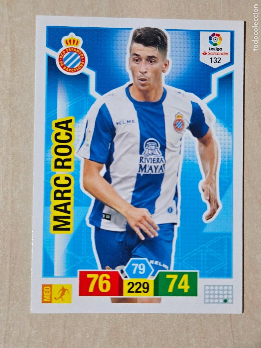 Cromos de f&uacute;tbol: FICHA N&ordm; 132 MARC ROCA - ADRENALYN 18 19 - PANINI 2018 - 19 - CROMO - ESPANYOL