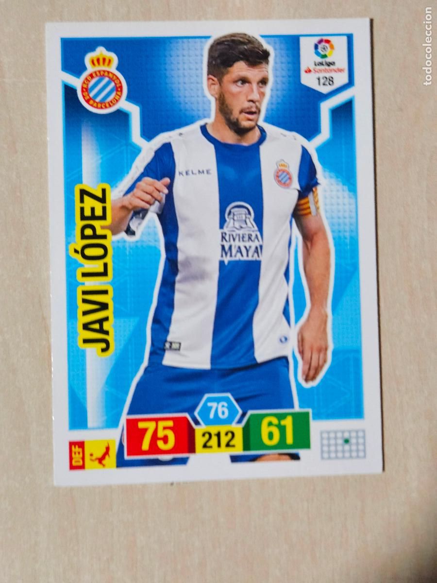 Cromos de f&uacute;tbol: FICHA N&ordm; 128 JAVI LOPEZ - ADRENALYN 18 19 - PANINI 2018 - 19 - CROMO - ESPANYOL