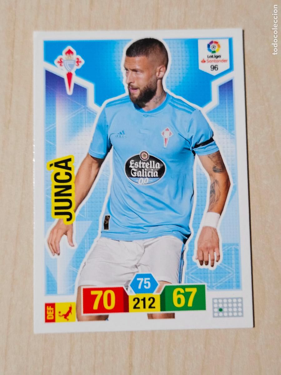 Cromos de f&uacute;tbol: FICHA N&ordm; 96 JUNCA - ADRENALYN 18 19 - PANINI 2018 - 19 - CROMO - REAL CELTA
