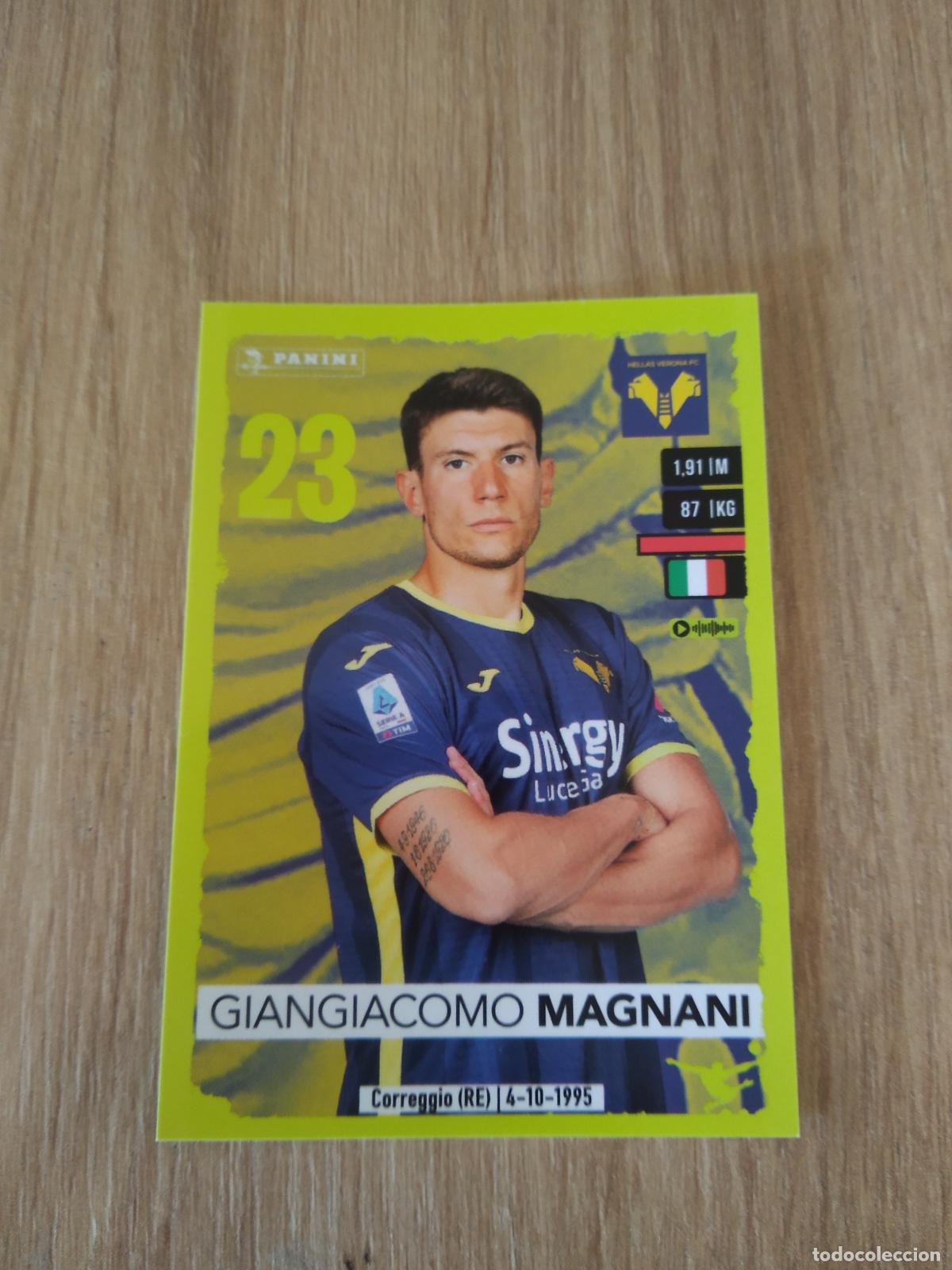 Cromos de f&uacute;tbol: 189 MAGNANI HELLAS VERONA CROMO FUTBOL PANINI LIGA ITALIA 23-24 CALCIATORI 2023-2024